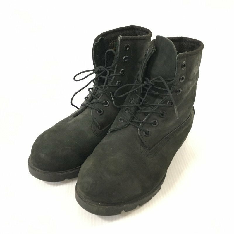 TEI 【中古品】 TIMBERLAND ティンバーランド 10042 ブーツ ブラック サイズ6.5 〈165-240221-MK-11-TEI〉