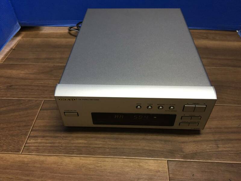 ONKYO FM/AMチューナー T-405W 中古品840