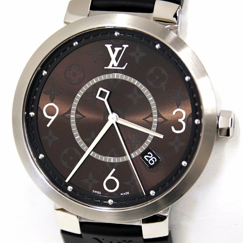 ルイ・ヴィトン　タンブールスリム　QA005Z　腕時計　クォーツ　メンズ