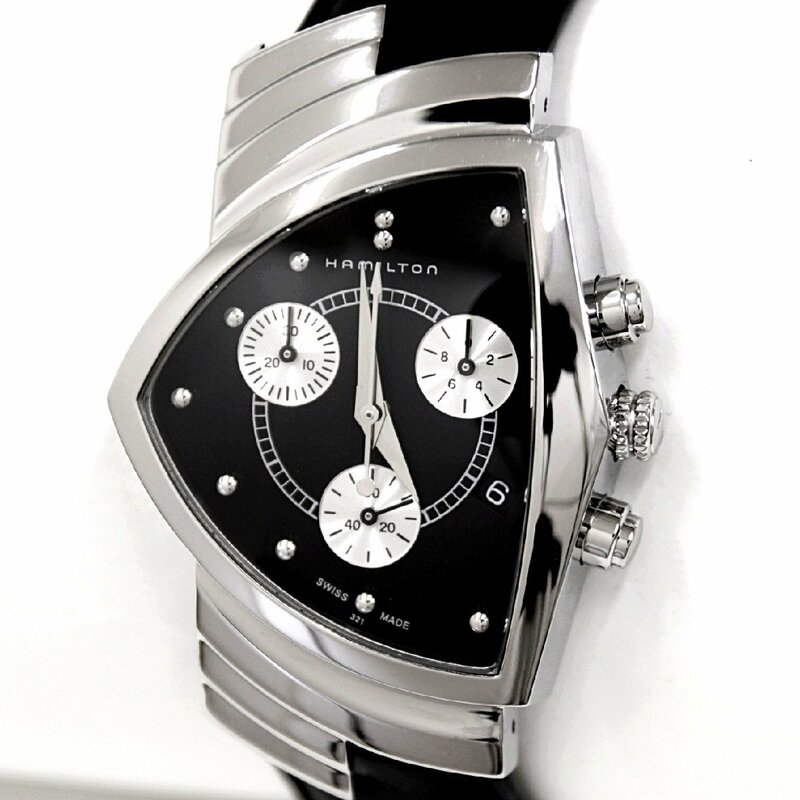 ハミルトン　ベンチュラクロノ　H24412732　腕時計　クロノグラフ　クォーツ　メンズ