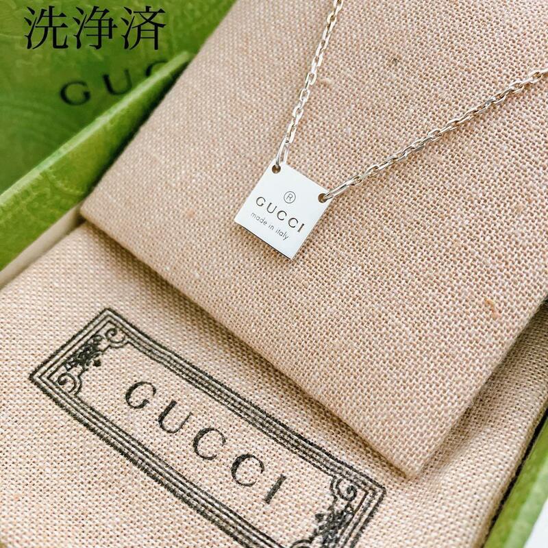 【洗浄済＊美品】グッチ GUCCI 925 ネックレス ペンダント シルバー Y159 メンズ レディース アクセサリー