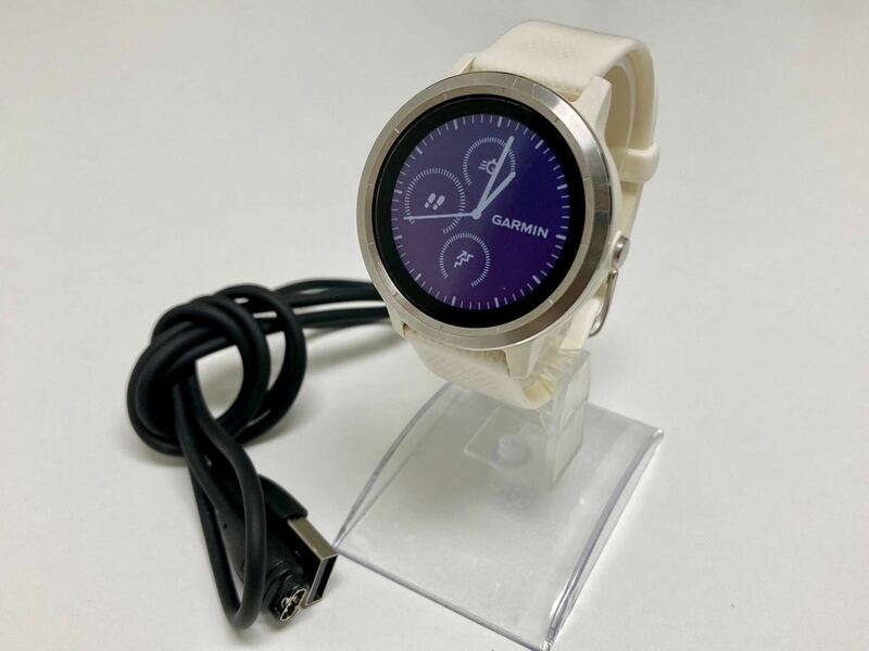 1h GARMIN ガーミン vivoactive3 スマート ウォッチ 充電式 腕時計 充電ケーブル 付き GPS アクティブトラッカー Smart Watch