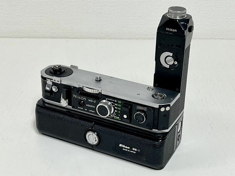 2h Nikon ニコン F2用 モータードライブ MD-2 MB-1 カメラ アクセサリー DRIVE 一眼レフ
