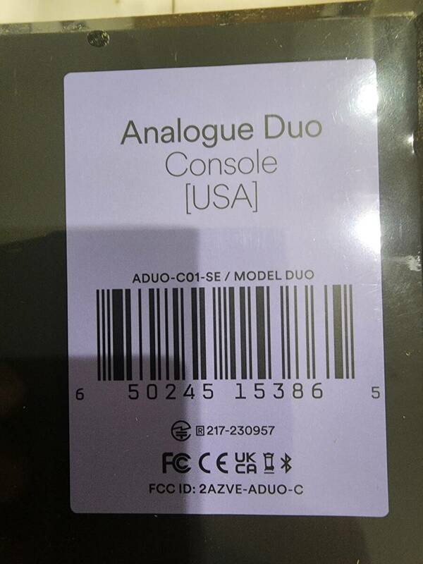 【新品・未開封】Analogue Duo USA 黒