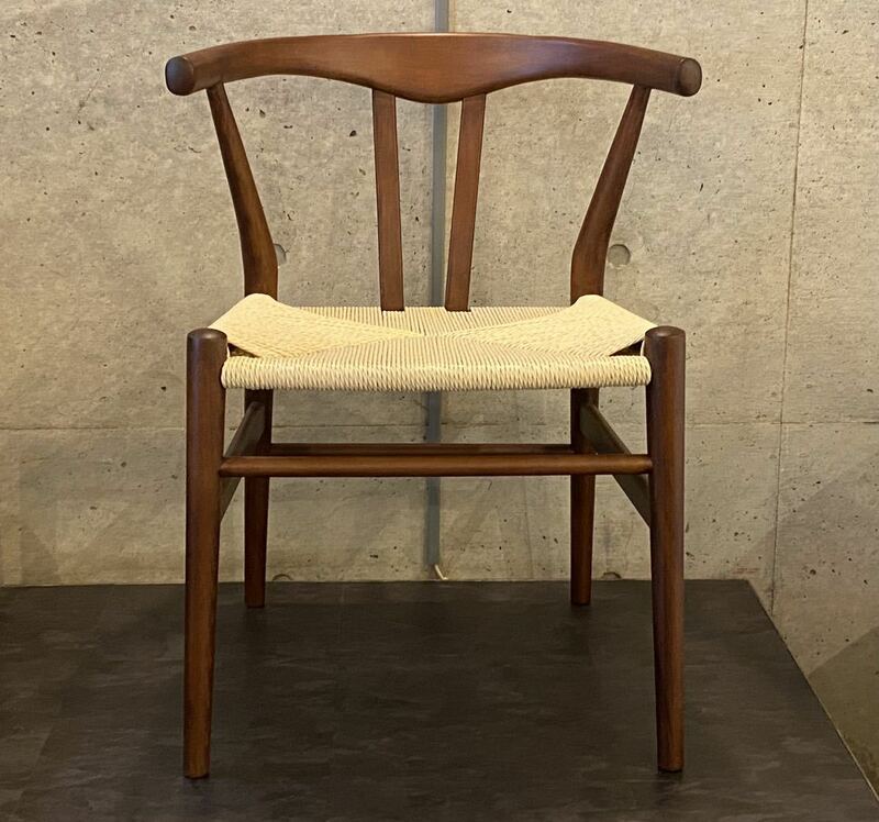 Born chair/ウォールナット色/北欧ビンテージスタイル(検アルミナムグループ,ミッドセンチュリー,ウェグナー,アンティーク,Yチェア,50's