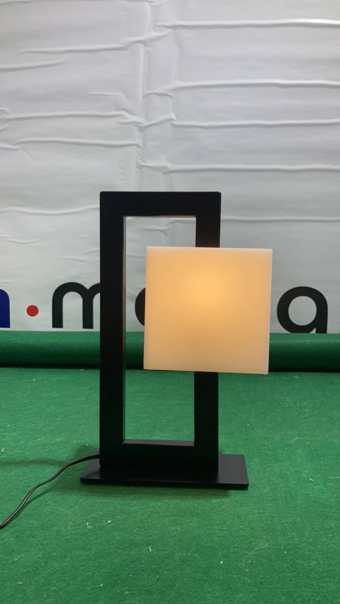 LEDランプ式京行灯 H35cm LED電球付き 4面 屋外用 和風タイプ 行燈 あんどん 和風照明 和風看板 電飾スタンド看板 tks-ad05-bk