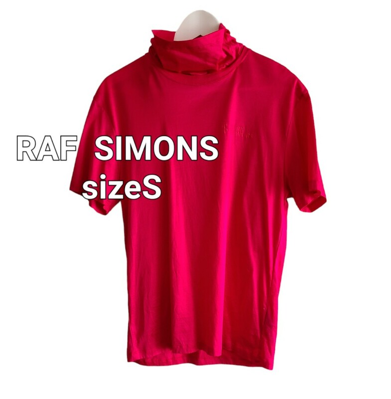 RAF SIMONSラフシモンズ タートルネック付きT-shirt Color ショッキングピンク系sizeS