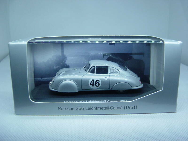 送料350円～ MINICHAMPS ポルシェ別注 1/43 Porsche 356 Leichtmetall Coupe 1951 #46 Le Mans ライヒトメタル クーペ ル・マン
