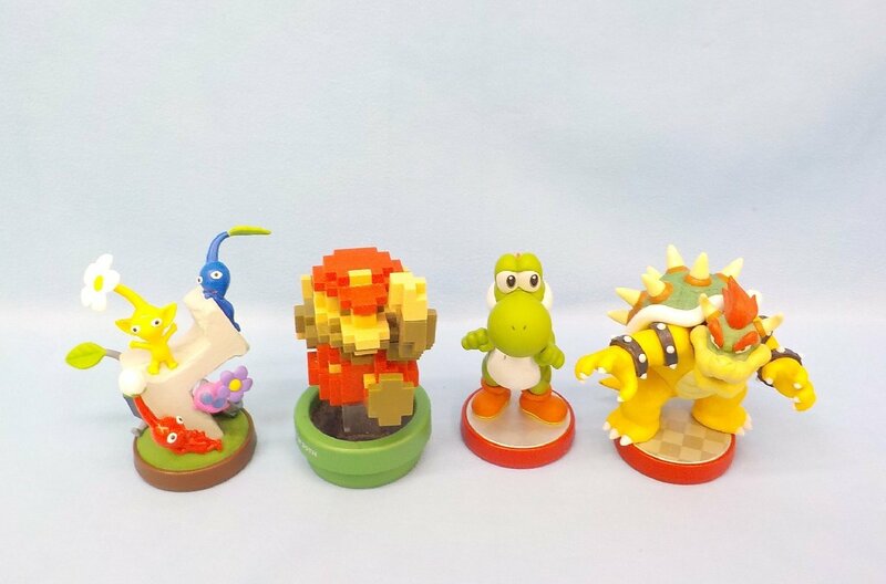 ゲーム amiibo アミーボ マリオ クッパ ヨッシー ピクミン セット