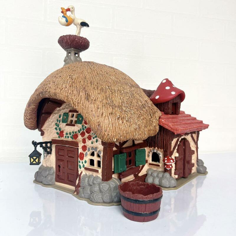 希少☆現状品 スマーフ SMURFS フィギュアプレイセット Farm House/ファームハウス こうのとりの家 シュライヒ Schleich ビンテージ レトロ