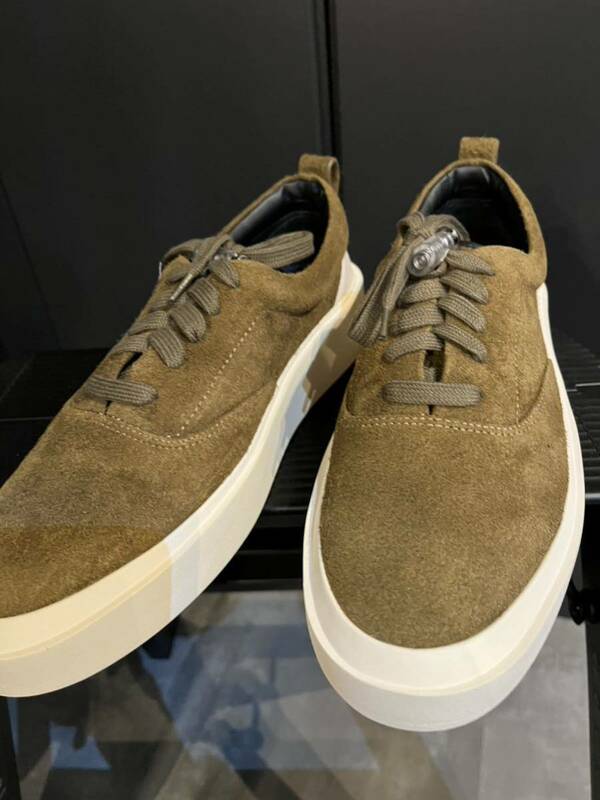 FEAR OF GOD 101 LACE UP SNEAKER OLIVE ROUGH SUEDE size40 フィアオブゴッド スニーカー