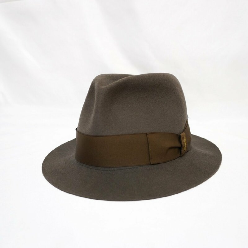 Borsalino (サイズ60) ラビットウール ハット 帽子 ボルサリーノ I2-150