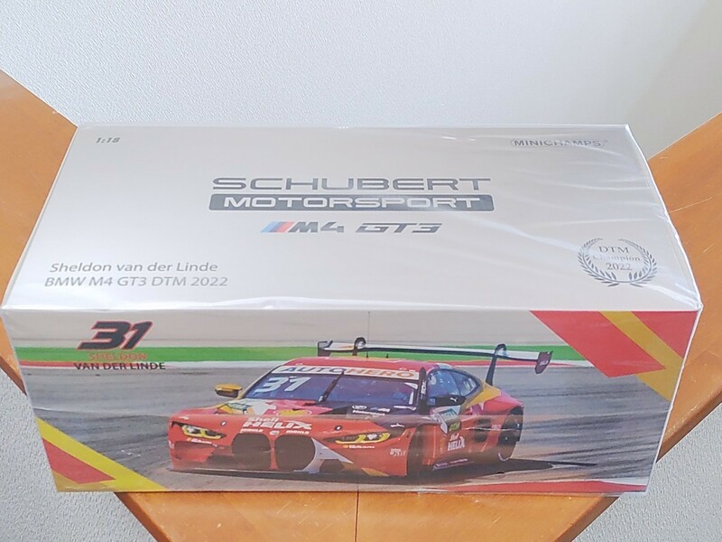 ☆稀少別注品！ PMA1/18 BMW M4 GT3 Schubert Motorsport Sheldon van der Linde Winner DTM Lausitzring 2022 チャンピオン ドイツ限定 ☆