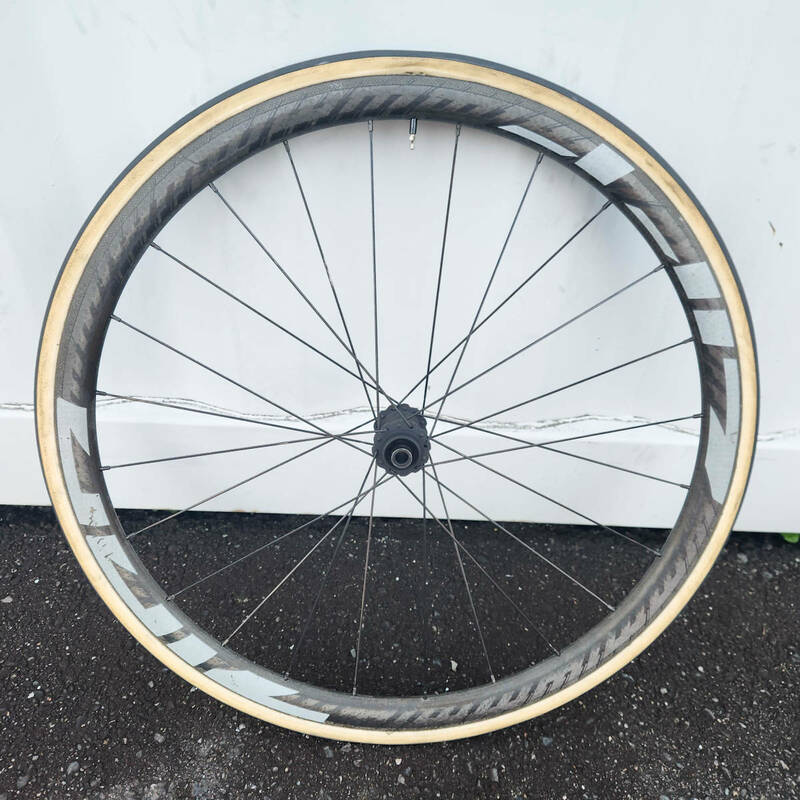 ZIPP 202 NSW ジップ ロードバイク カーボンホイール フロント用 スポーツ 自転車 パーツ ジャンク #ST-02458