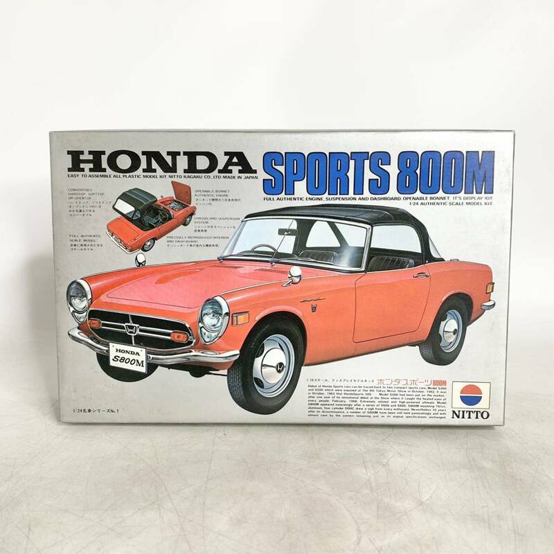 未組立 ニットー NITTO 1/24 ホンダ スポーツ 800M HONDA SPORTS ディスプレイモデル プラモデル 日東 755 現状品