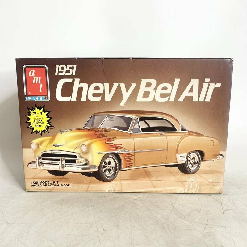 未組立 amt ERTL 1/25 シボレー ベルエア 1951 Chevy Bel Air CHEVROLET プラモデル エーエムティー 6607