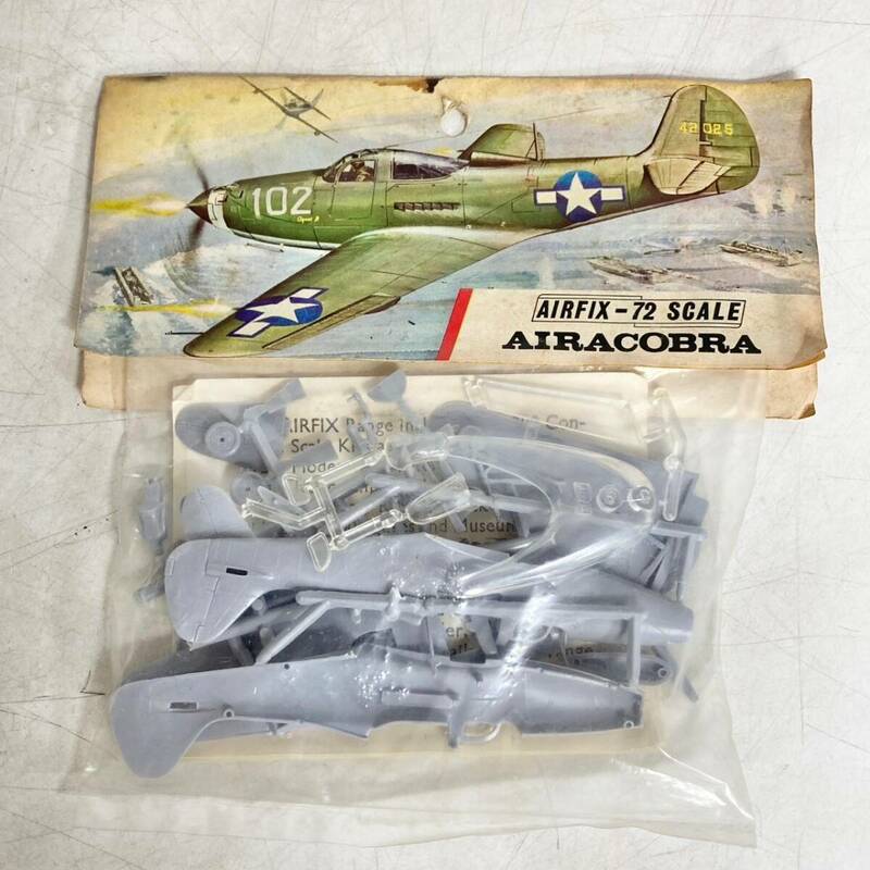 未組立　現状品　プラモデル　AIRFIX　1/72　AIRACOBRA　袋未開封