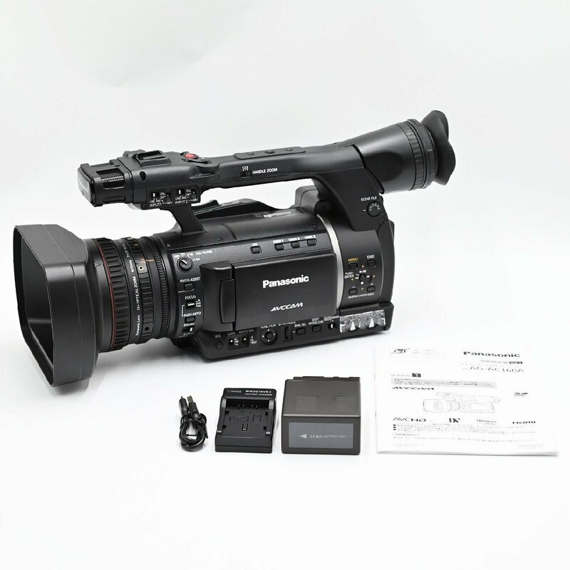Panasonic パナソニックAG-AC160A メモリーカード・カメラレコーダー AVCCAM ビデオカメラ