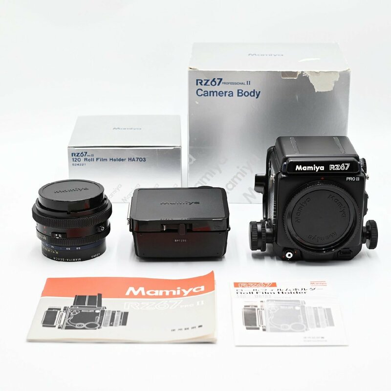 MAMIYA マミヤ RZ67 Pro II セコール Z 110mm f2.8 W FilmHolder付き フィルムカメラ