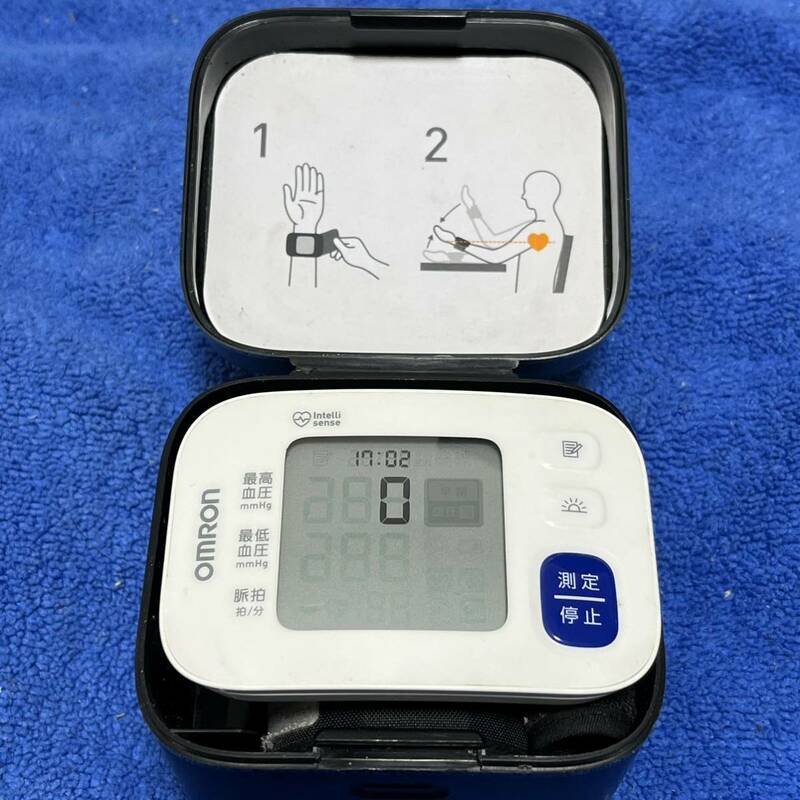 ★激安★OMRON オムロン デジタル 手首式 自動血圧計 HEM-6183 動作確認済