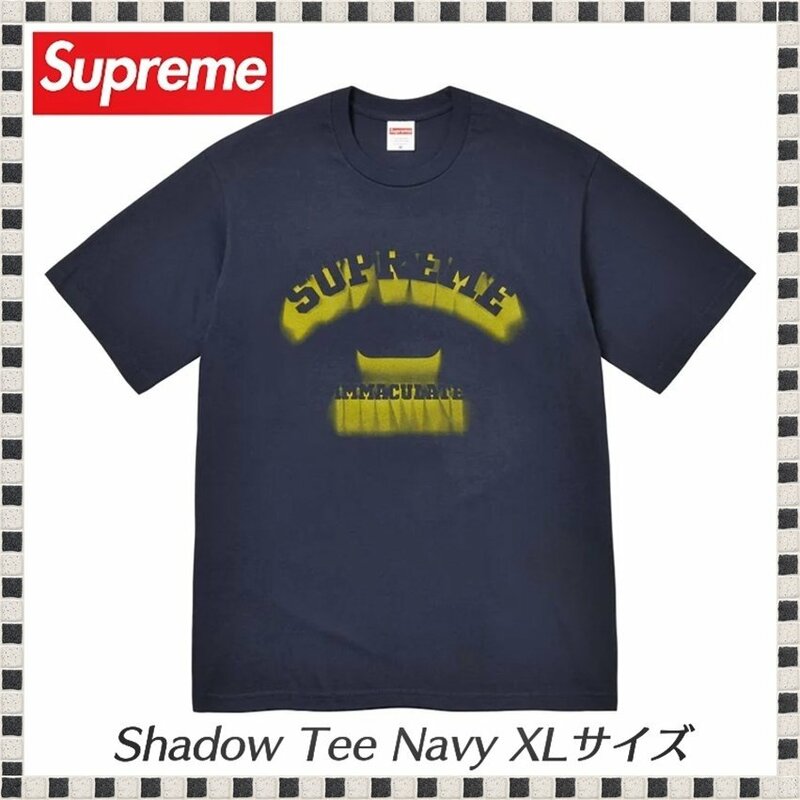 【 未着用 】 Supreme Shadow Tee Navy X Large Tシャツ シャドウ ティー ネイビー XLサイズ シュプリーム