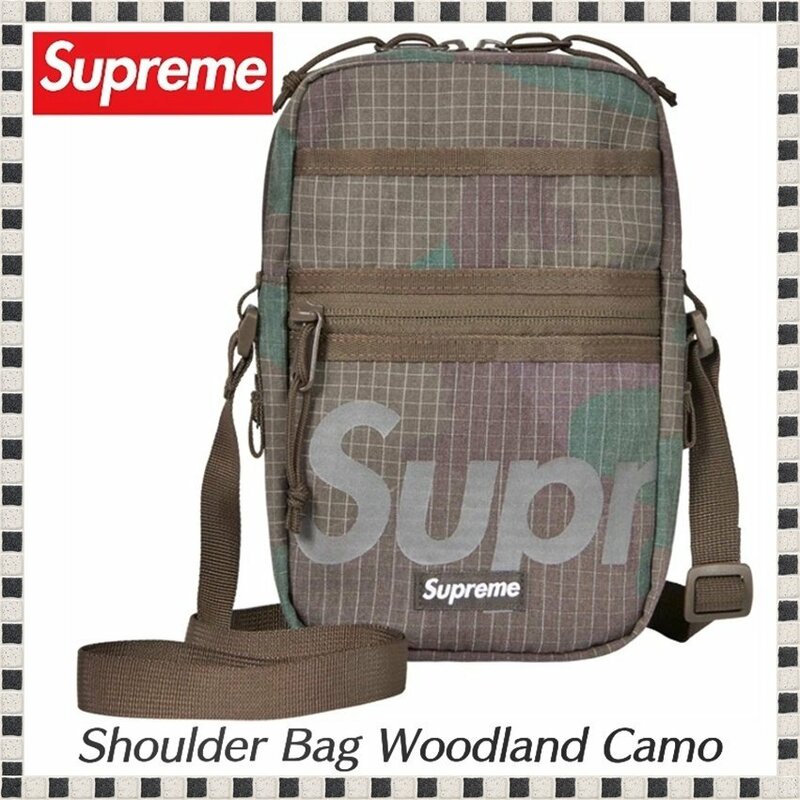 【 未使用 】 Supreme Shoulder Bag Woodland Camo ウッドランド ショルダーバッグ カモフラ柄 シュプリーム