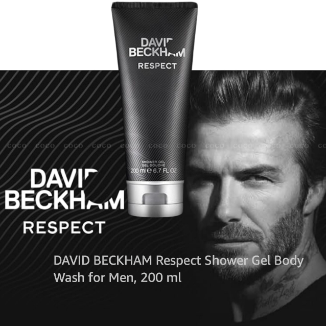 新品DAVID BECKHAMデビッド・ベッカムリスペクト シャワージェル ボディソープ　ボディウォッシュ