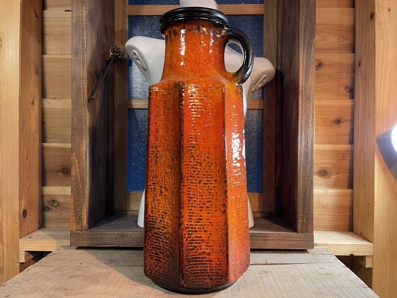 西ドイツ陶器　Fat Lavaコレクション　ファットラバ　ファットラヴァ　花瓶