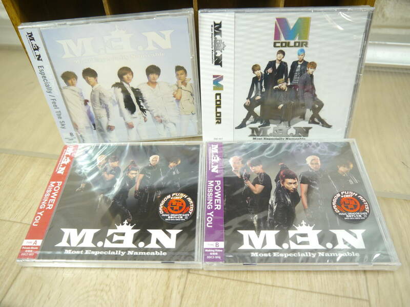 韓国　韓流　K-POP◆M.E.N◆CD4枚セット　POWER Missing You Type-A&B CD+DVD 、 M COLOR 　、Especially (Type B) [CD+DVD]