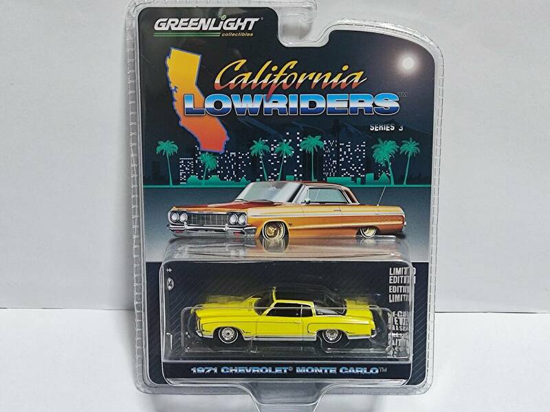 GREENLIGHT 1/64 California Lowriders‐1971 Chevrolet Monte Carlo /グリーンライト/カリフォルニア ローライダー/シボレー モンテカルロ
