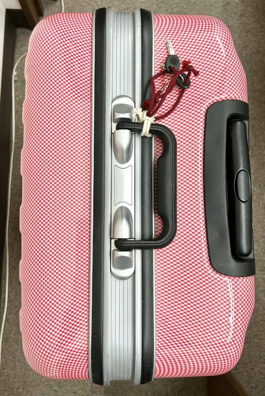 スーツケース　キャリーケース　トランク　旅行　飛行機　ピンク