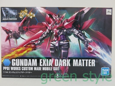 # ガンダムビルドファイターズ　013　HG 1/144　ガンダムエクスアダークマター　GUNDAM EXIA DARK MATTER　バンダイ　未組立品