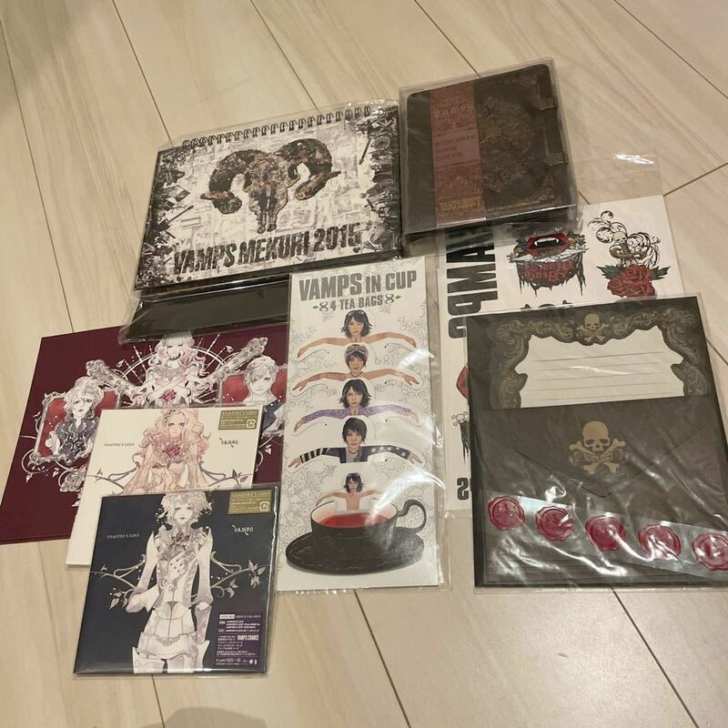 VAMPS グッズ vampire CD カレンダー スケジュール 手帳カバー 紅茶 L'Arc〜en〜Ciel hide まとめ売り H