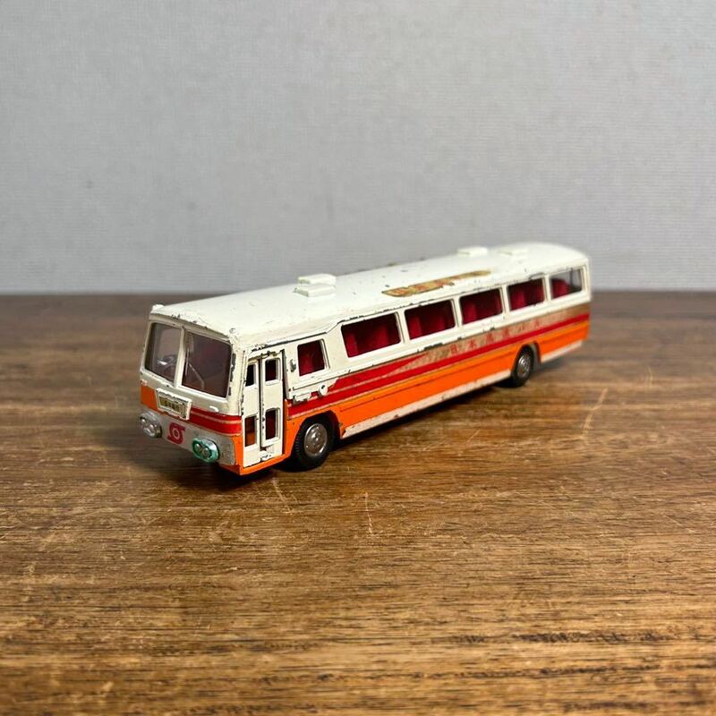 昭和レトロ ヨネザワ DIAPET 三菱ふそうバス YONEZAWA TOYS D-266 日本製 日本高速バス 全長22.5cm ダイヤペット 玩具 ミニカー