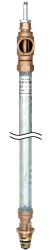 在庫有り 不凍水栓柱内筒管 D-A型 接続口径20mm×1.0ｍ Z-PS-DA100 竹村製作所