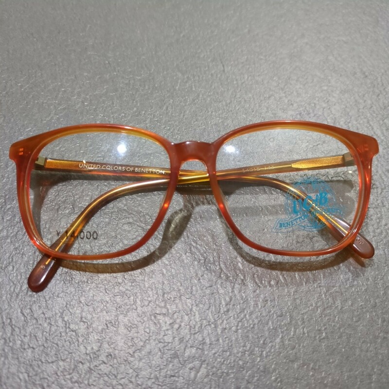 BENETON UNIVERSITY ベネトン　ユニバーシティ　51□15　143　メガネ 眼鏡 メガネフレーム 度無し アイウェア　