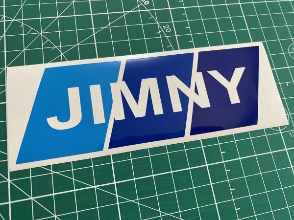 3色JIMNYカッティングステッカー ジムニー乗りの方 スカイブルー ブルー ロイヤルブルー