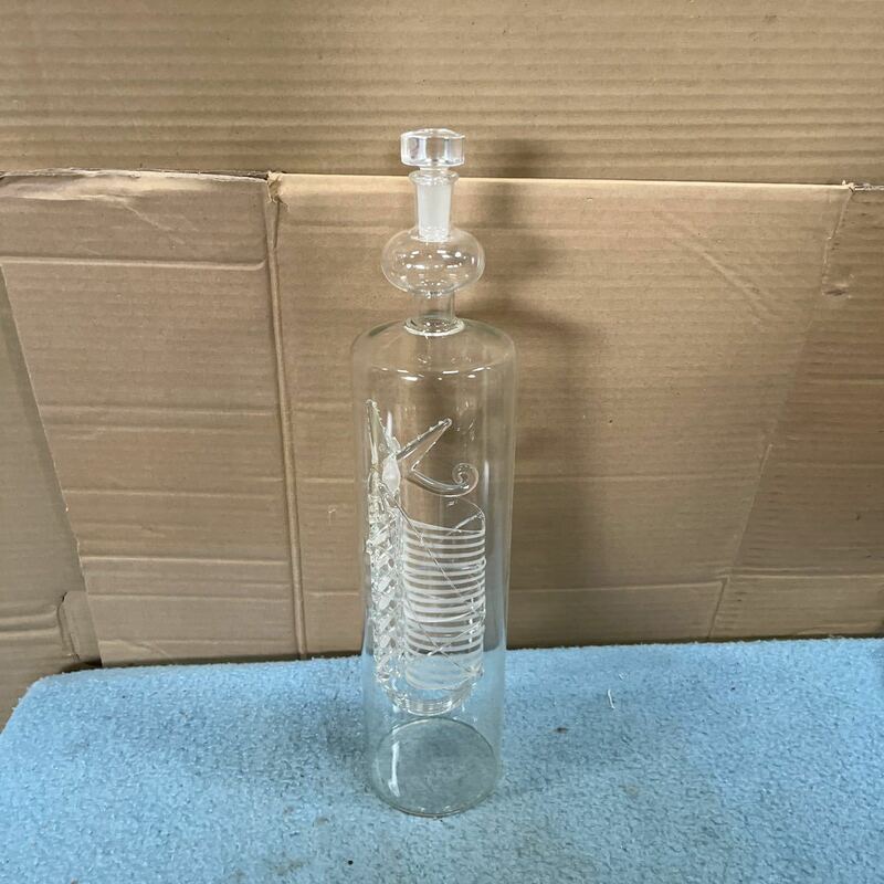 空き瓶 雑貨 クリスタルガラス ボトル ユニーク 蓋付き 個性的 おしゃれ