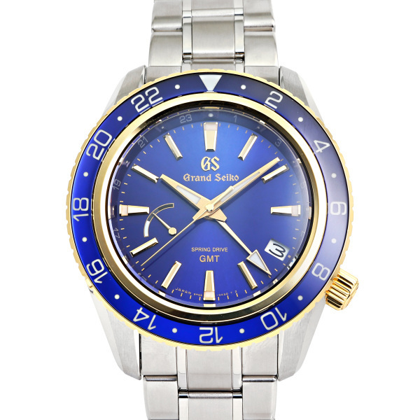 グランドセイコー Grand Seiko スポーツ コレクション マスターショップ限定 SBGE248 ブルー/バー文字盤 中古 腕時計 メンズ