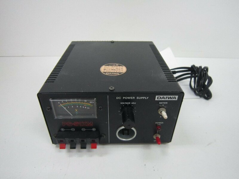DAIWA　DCパワーサプライ　（安定化電源装置）　電圧調整可　PS-51XM　中古