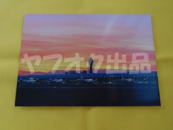 関西国際空港 夕景 ポストカード　絵はがき 絵葉書 Postcard エアライングッズ 飛行機 関空 KIX 関西空港