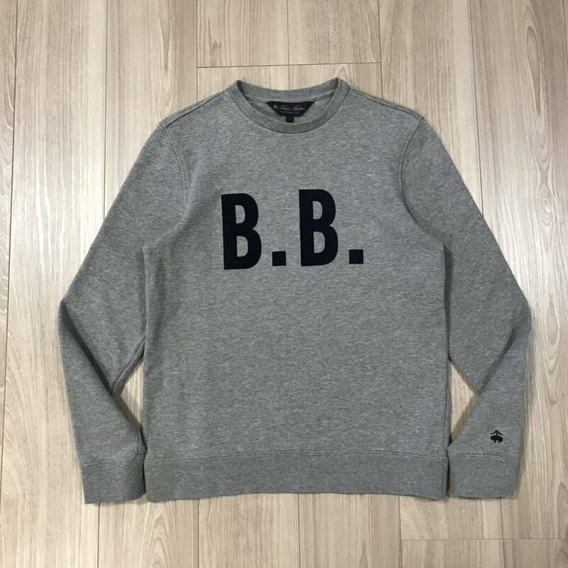 brooks brothers bb b.b. 40th 周年 限定 ブルックスブラザーズ メンズ フレンチテリー ビッグ ロゴ スウェット トレーナー Tシャツ ロンT