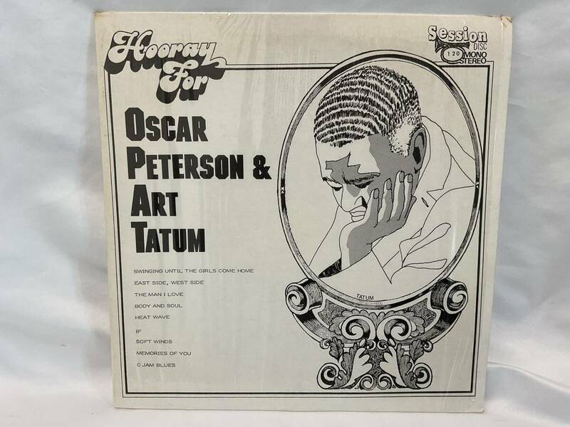 ■JAZZ LP OSCAR PETERSON＆ART TATUM Session ブートレグ シュリンク付 US盤