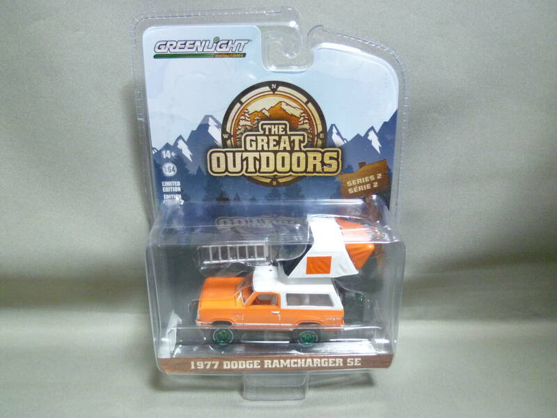 GREENLIGHT 1/64 ダッジ ラムチャージャー 1977 THE GREAT OUTDOORS DODGE RAMCHARGER グリーンマシーン