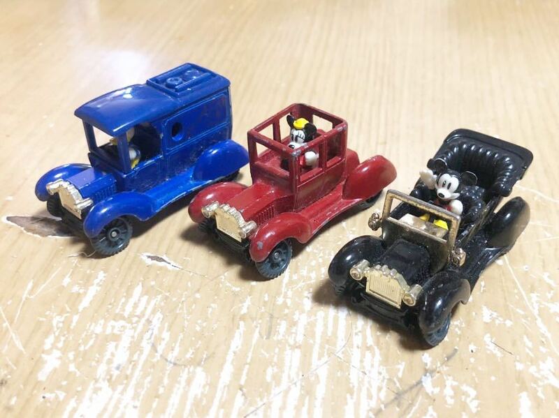 Å TOMICA トミカ ディズニーコレクション ミッキーマウス ミニー ドナルド T型フォード キャラトミカ レトロ ビンテージ 当時物 Disney