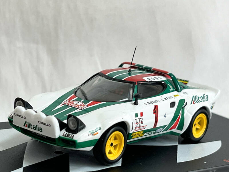 ラリーカーコレクション 1/43 ランチア ストラトス HF 1977 ラリー・モンテカルロ 優勝 サンドロ・ムナーリ