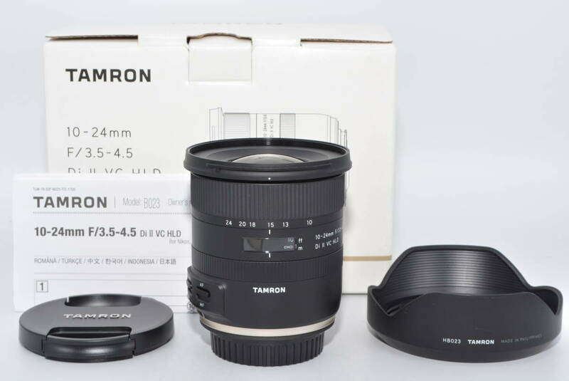 【特上品】 TAMRON 超広角ズームレンズ AF10-24mm F3.5-4.5 DiII VC HLD キヤノン用 APS-C専用 B023E　#6704