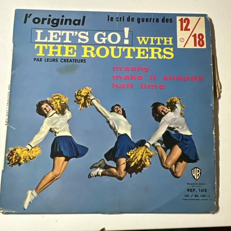 The Routers - Let's Go! With The Routers ☆フランスORIG 7″☆４曲入りMini LP☆SURF/インスト☆ヴェンチャーズ☆エレキ