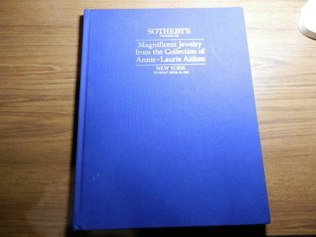 サザビーズ　カタログ　ジュエリー　1985.4