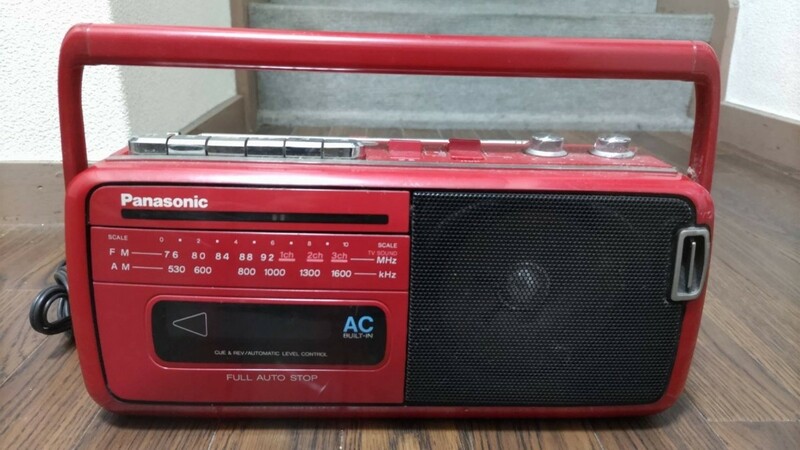 Panasonic ラジカセ　RX-M50 昭和レトロ AM FM